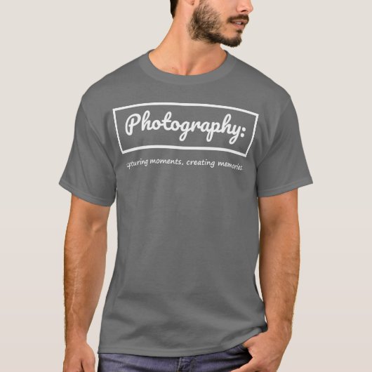 Photography friend t-shirt (Voorkant)