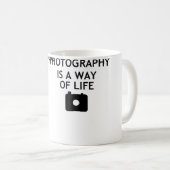 Photography Is A Way Of Life Koffiemok (Voorkant rechts)
