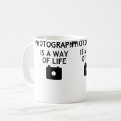 Photography Is A Way Of Life Koffiemok (Voorkant links)