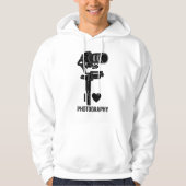 Photography Lover Camera Art Pullover Hoodie (Voorkant)