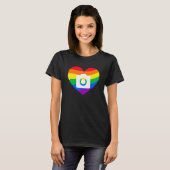 Photography Lover, Photographer Gift, Rainbow Came T-shirt (Voorkant volledig)