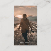 Photography Modern Full Cover Photo Visitekaartje (Achterkant)