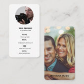 Photography Modern Minimal Simple Photo Business Visitekaartje (Voorkant / Achterkant)