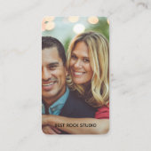 Photography Modern Minimal Simple Photo Business Visitekaartje (Achterkant)