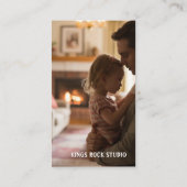 Photography Modern Minimal Simple Photo Visitekaartje (Achterkant)