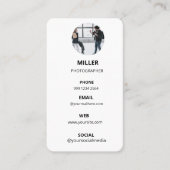 Photography Modern Minimal Simple Photo Visitekaartje (Voorkant)