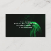 Photography Neon Green Visitekaartje (Achterkant)