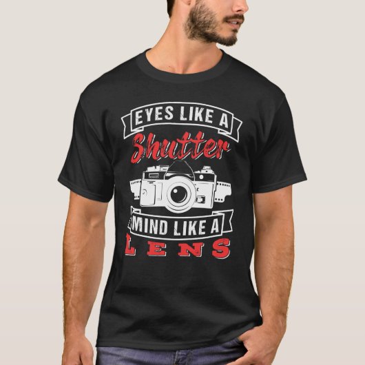 Photography Photographer Fan Lover Gift T-shirt (Voorkant)