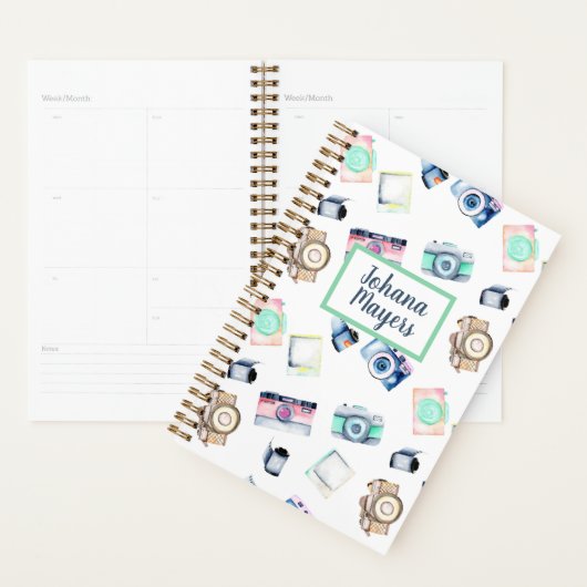 Photography planner Photo planner Cute cameras (Display)