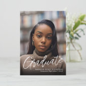 Photoleap Afstuderen Aankondiging (Staand voorkant)