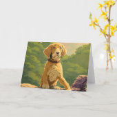 Photoleap horizontaal Wenskaart Kaart (Gele Bloem)