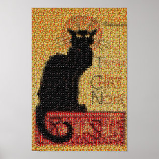 photomosaic-Tournée du Chat Noir Poster