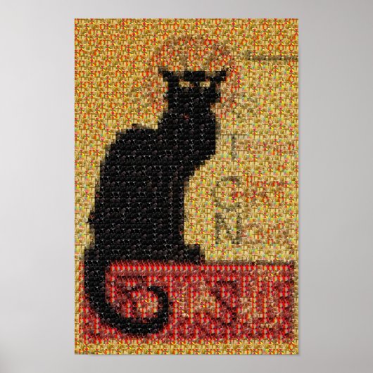 photomosaic-Tournée du Chat Noir Poster (Voorkant)