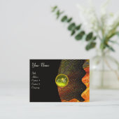 PHOTON GOLVEN GEM monogram levendig Visitekaartje (Staand voorkant)
