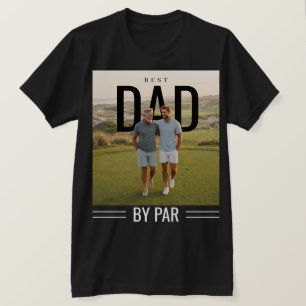 PhotoPop Beste Papa Door Par Aangepaste Foto T-shirt
