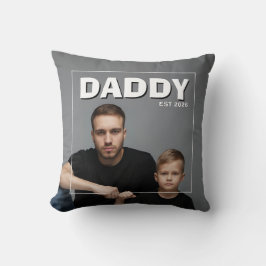 PhotoPop Daddy Est Aangepast Jaar Foto 2026 Trends Kussen