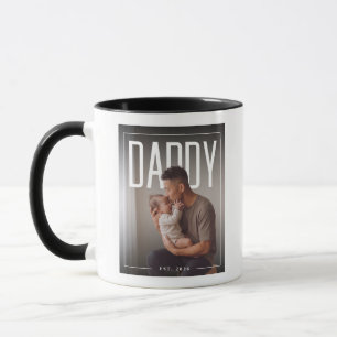 PhotoPop Daddy Est Aangepast Jaar Foto Mok