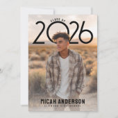 PhotoPop Modern Graduation  Aankondiging (Voorkant)