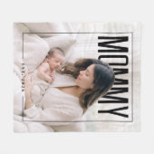 PhotoPop Moeder Aangepaste Foto Fleece Deken (Voorkant (Horizontaal))