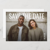 PhotoPop Save the Date Minimal (Voorkant / Achterkant)