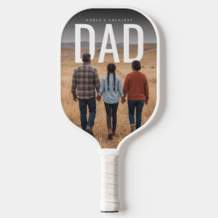 PhotoPop Werelds Beste Papa Aangepaste Foto Pickleball Paddle