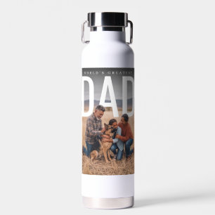 PhotoPop Werelds Beste Papa Foto Waterfles