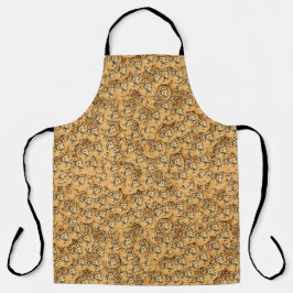 Photorealistic Chocolate Chip Cookie Apron Schort