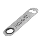 Photorealistisch zilver Metallisch Aangepast Speed Flessenopener (Voorkant Gekanteld)