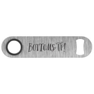 Photorealistisch zilver Metallisch Aangepast Speed Flessenopener