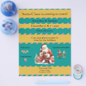 Photos With Santa In the Mall Flyer (Enkel)