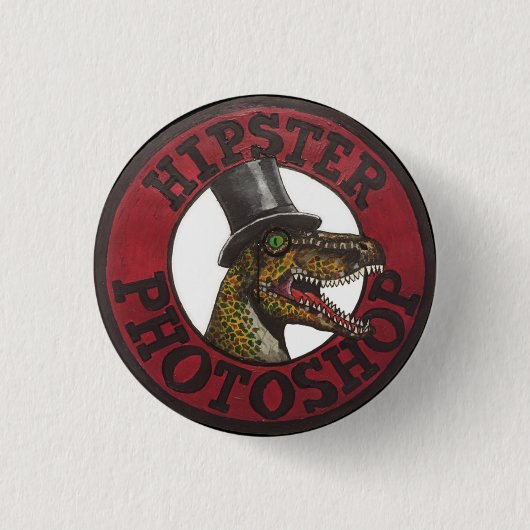 Photoshop-Logo Ronde Button 3,2 Cm (Voorkant)