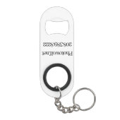 Photowolf sleutelhanger mini flessenopener (Achterkant)