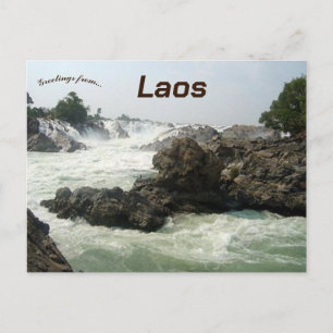 Phou Asa Laos Briefkaart