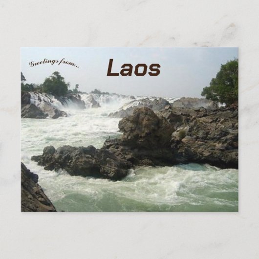 Phou Asa Laos Briefkaart (Voorkant)