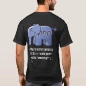 PHP GEEK GREET SHIRT (Achterkant)