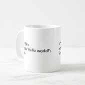 PHP Hallo World! code mok (Voorkant links)