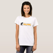'PHP'-Logo | Vrouwen Wit T-shirt (Voorkant volledig)