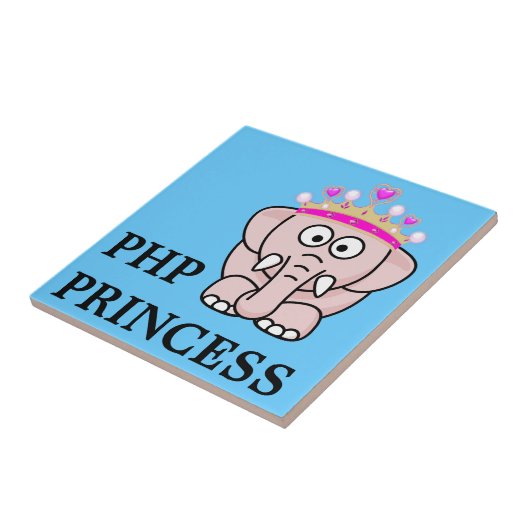 PHP Prinses: Vrouwen in Open Source Web Developmen Tegeltje (Zijkant)