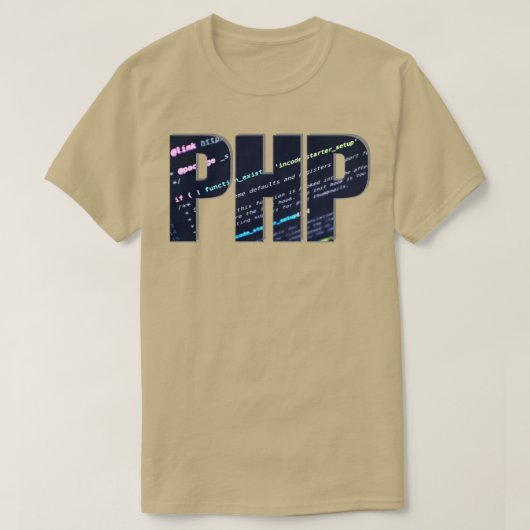 PHP T-SHIRT (Design voorkant)