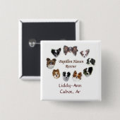 PHR ID-badge Vierkante Button 5,1 Cm (Voorkant /achterkant)