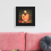 Phra Dhammayanmuni ... Buddhist Monk Canvas Afdruk (Insitu (Woonkamer))