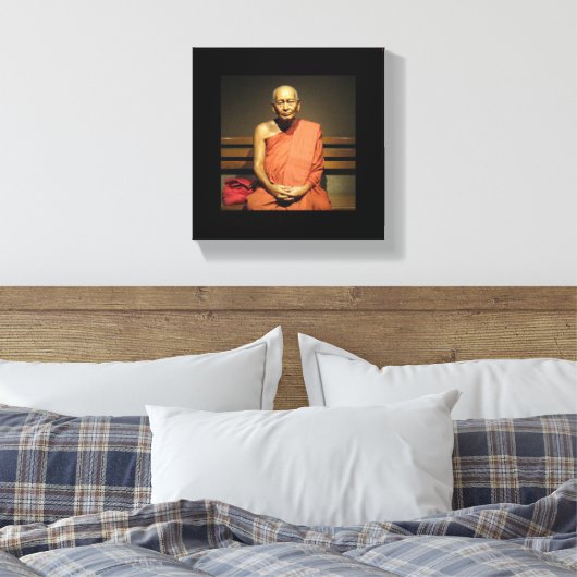 Phra Dhammayanmuni ... Buddhist Monk Canvas Afdruk (Insitu (Slaapkamer))
