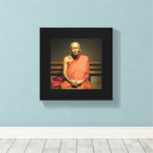 Phra Dhammayanmuni ... Buddhist Monk Canvas Afdruk (Insitu (Houten vloer))