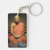 Phra Dhammayanmuni ... Buddhist Monk Sleutelhanger (achterkant)
