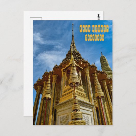 Phra Mondop in Grand Palace Briefkaart (Voorkant / Achterkant)