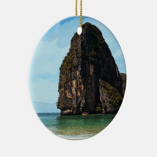 Phra-Nang Krabi Thailand Keramisch Ornament (Rechts)