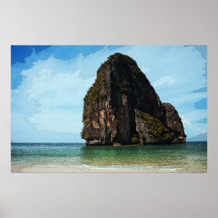 Phra-Nang Krabi Thailand Poster