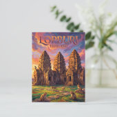 Phra Prang Sam Yod Thailand Briefkaart (Staand voorkant)