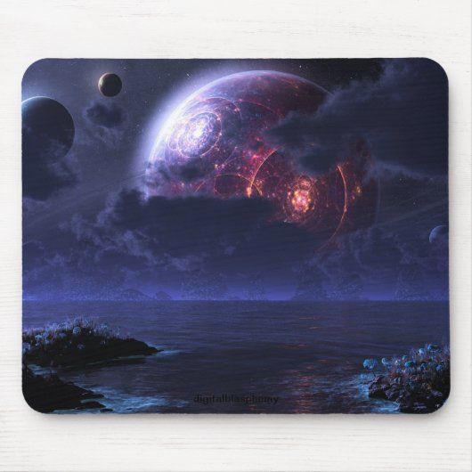 Phraxis Moon Mousepad Muismat (Voorkant)