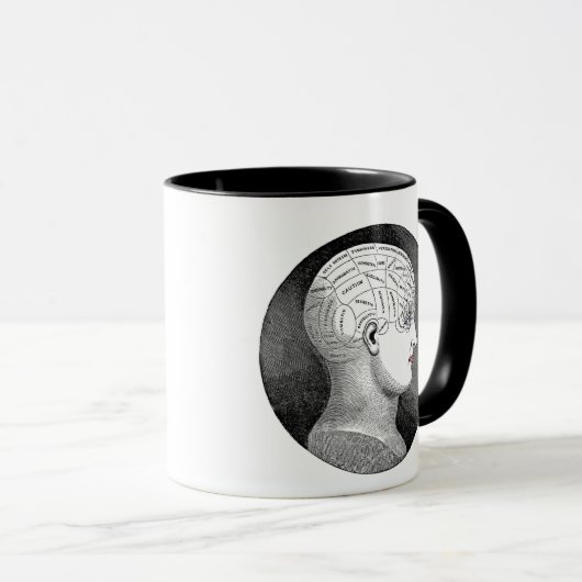 phrenologie - Mok (Voorkant rechts)